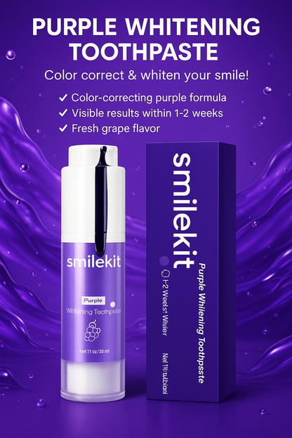 SmileKit Purple Whitening Toothpaste